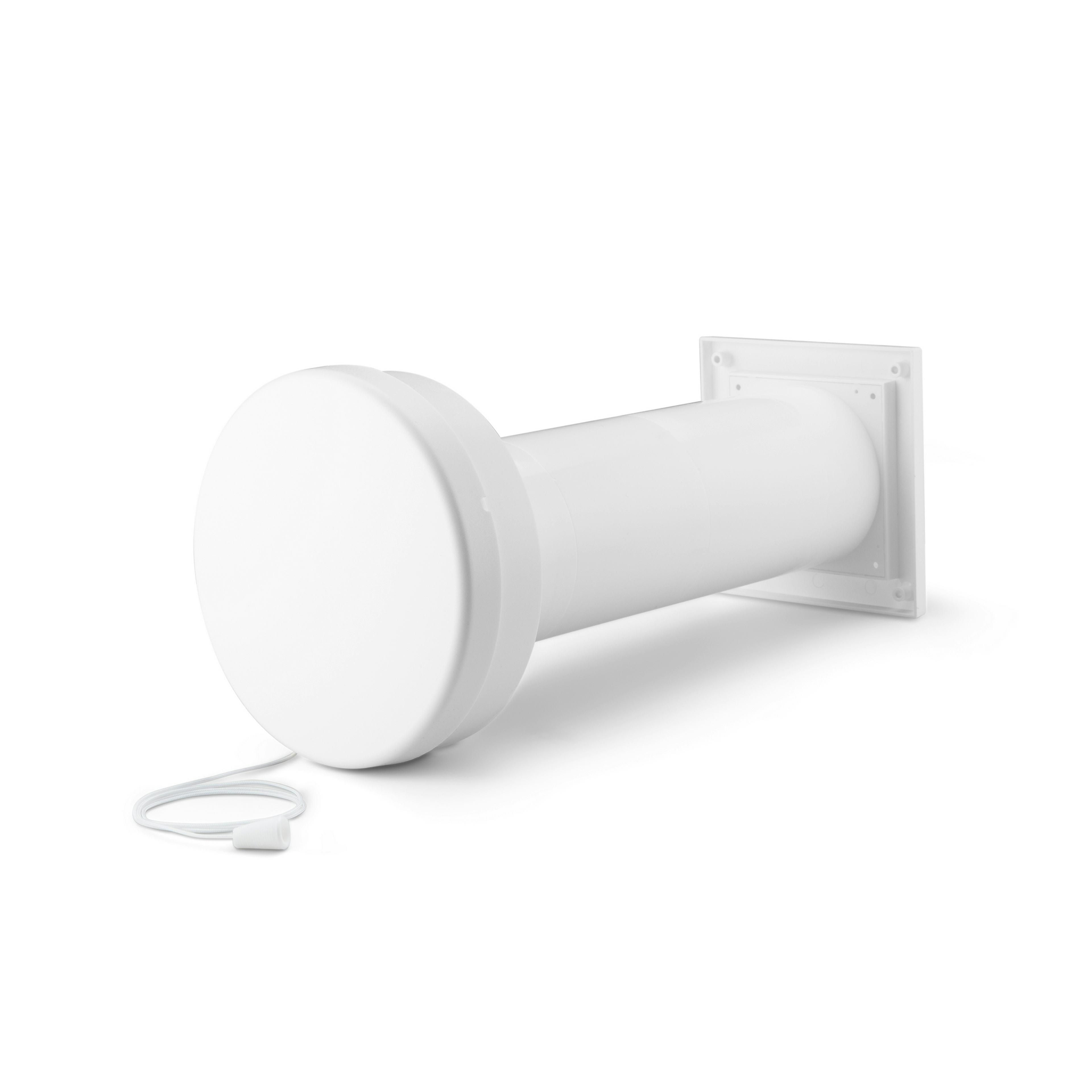 Väggventil Fresh F100 D102 KP Tilluftsventil med Filter & Kondenseringsisolering