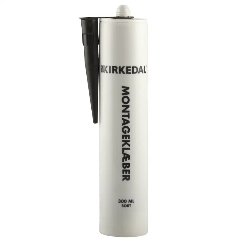 Monteringslim Kirkedal Black 300 ml