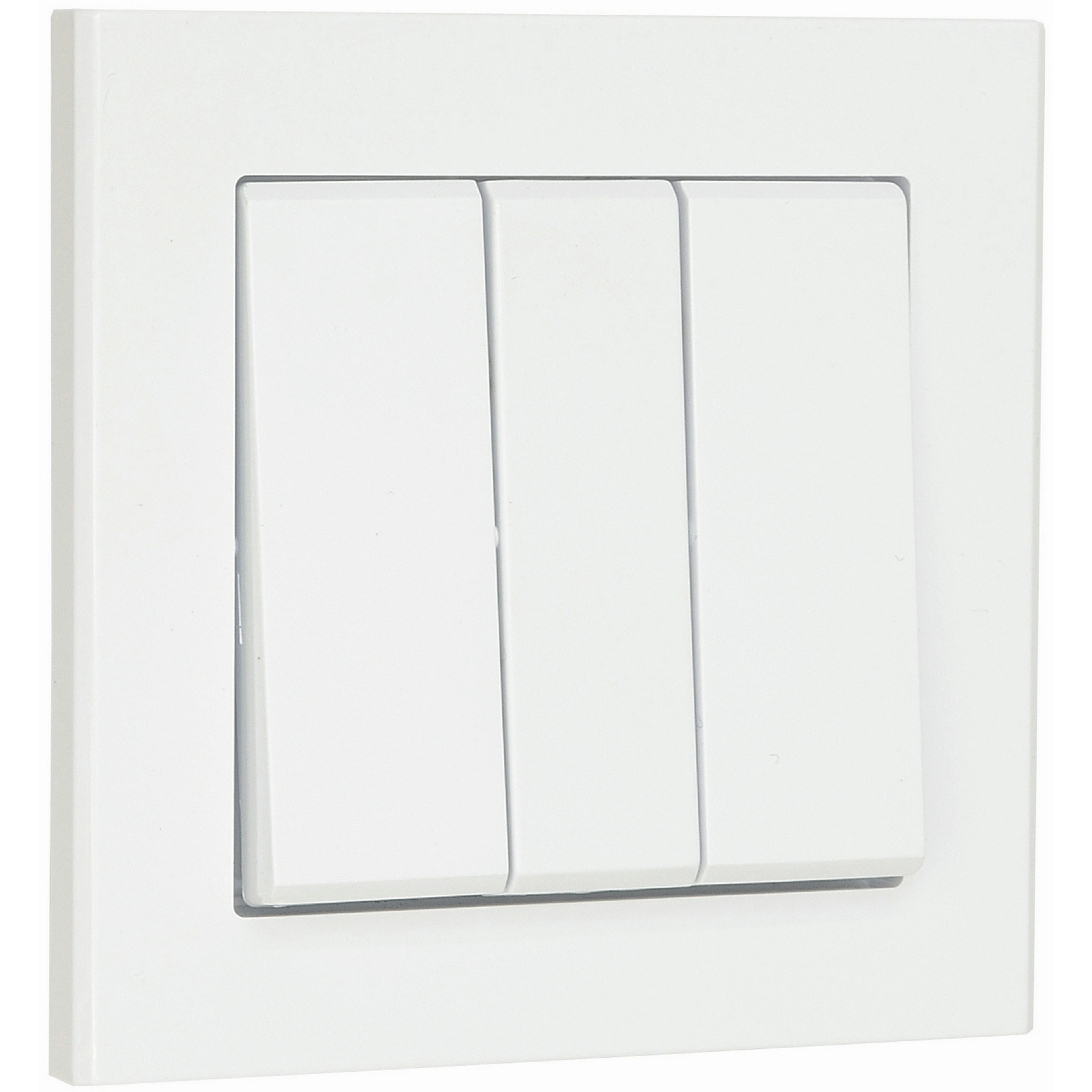 Strömbrytare Malmbergs Optima 3X1-Pol Skruvlös