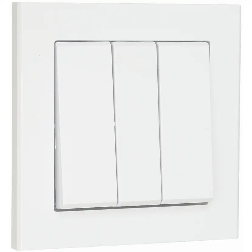 Strömbrytare Malmbergs Optima 3X1-Pol Skruvlös