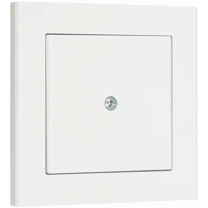 Strömbrytare Malmbergs Optima Blindplatta Skruvlös