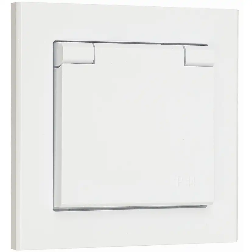 Vägguttag Malmbergs Optima 1-V IP44 med Skruvanslutning