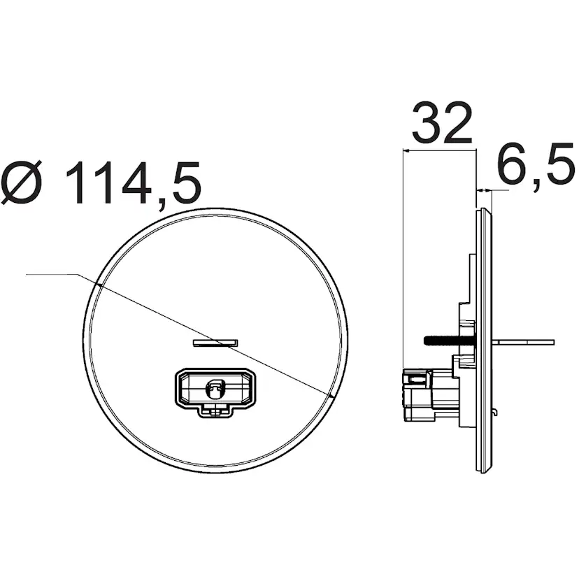 Takuttag Elko DCL 2-Pol Inkl. Stickpropp