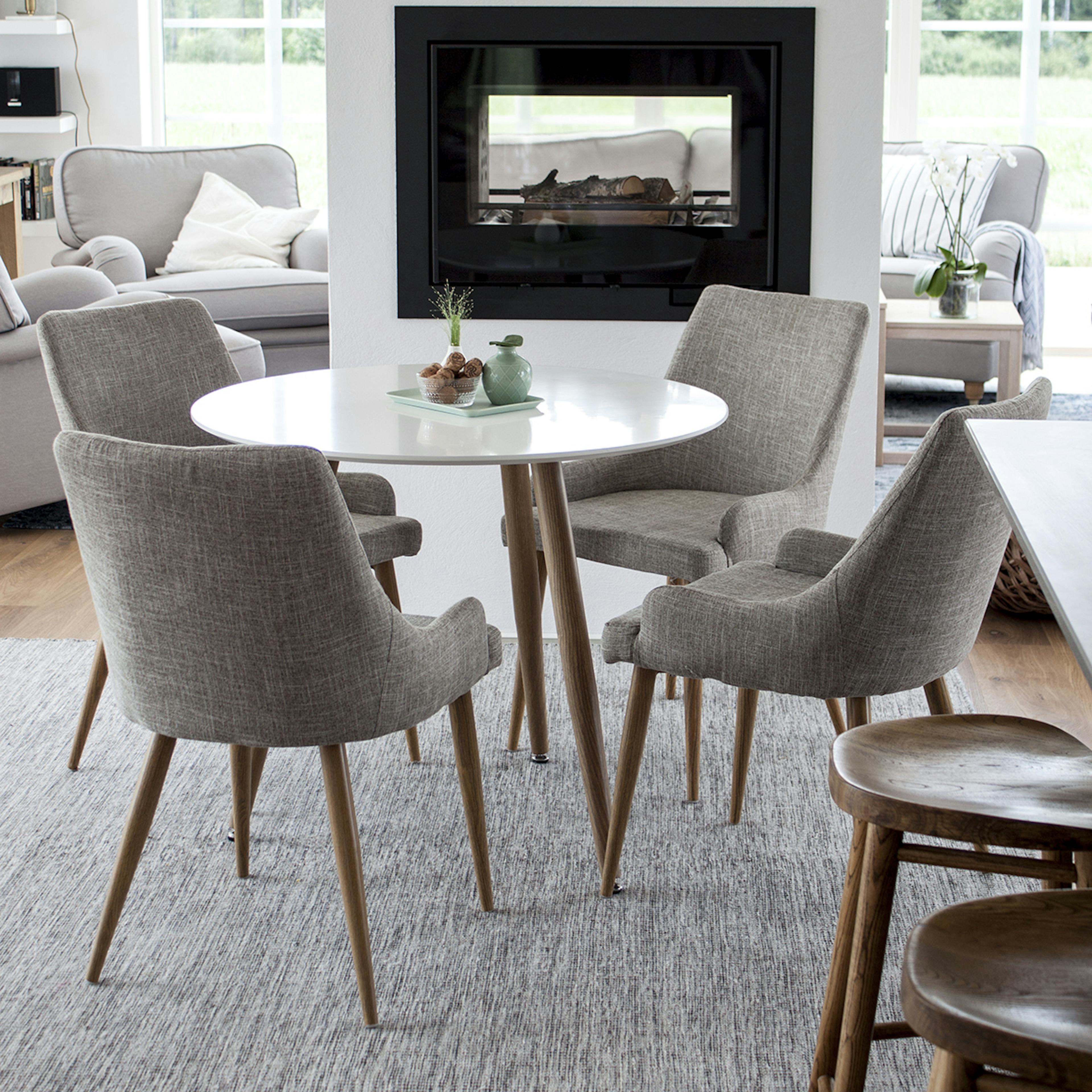 Matgrupp Venture Home Polar med 4st Plaza Stolar