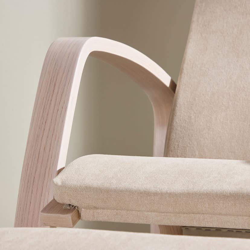 Loungefåtölj Venture Home Grötö med Fotpall