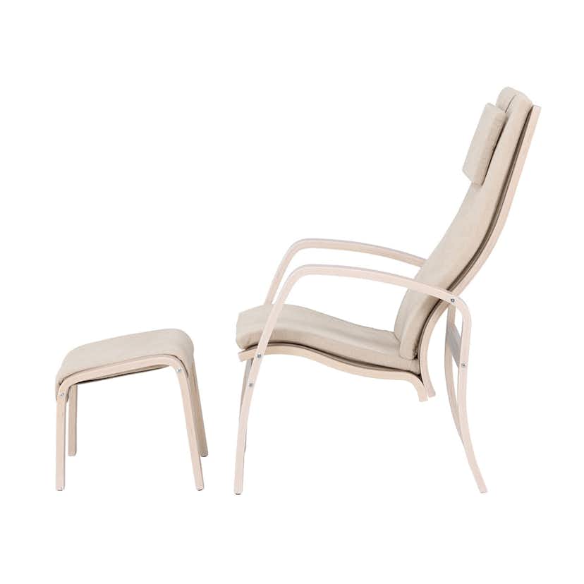 Loungefåtölj Venture Home Grötö med Fotpall