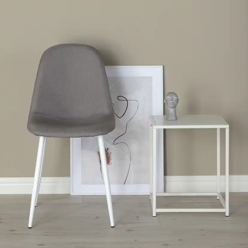 Matstol Venture Home Polar Grå/Vit