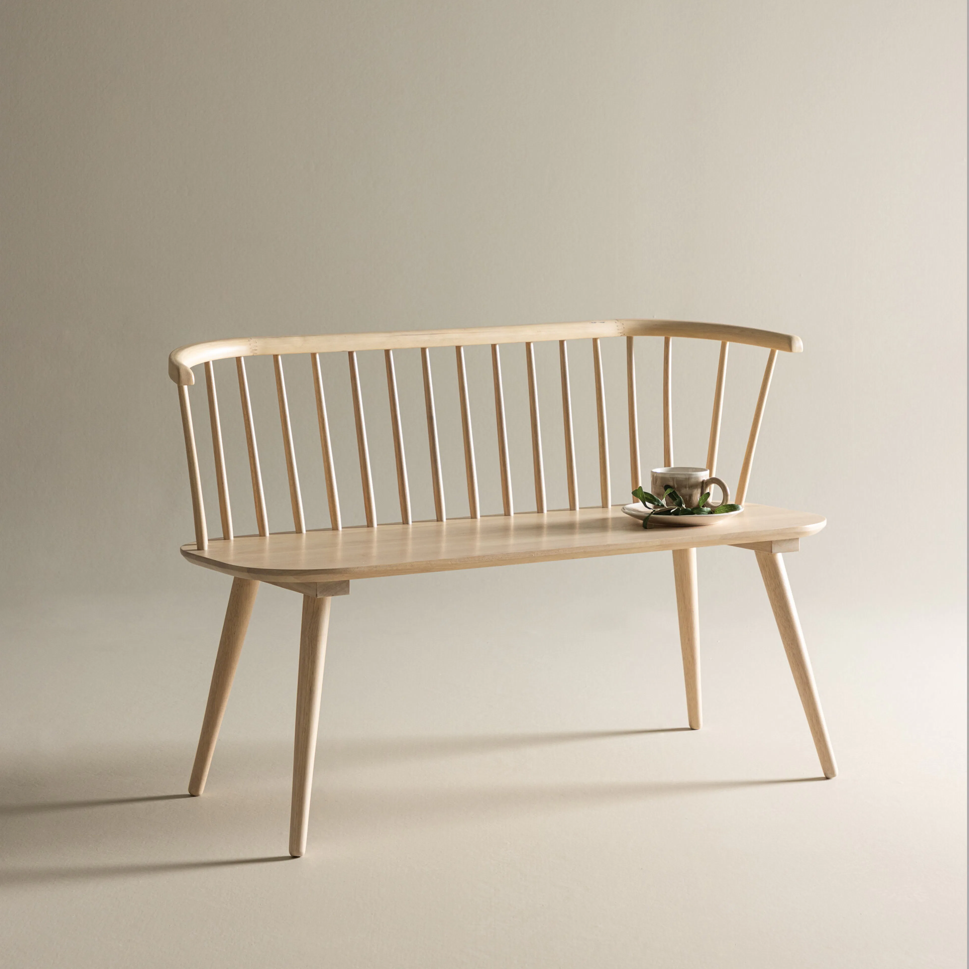 Kökssoffa Venture Home Bobby Vittvättad Träsoffa Inomhus 120 cm