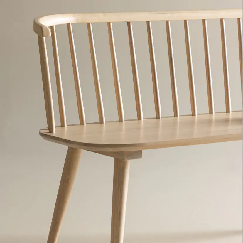 Kökssoffa Venture Home Bobby Vittvättad Träsoffa Inomhus 120 cm