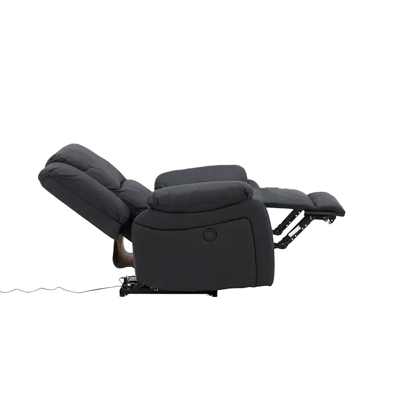 Reclinerfåtölj Venture Home Singapore Svart Fåtölj Polyester
