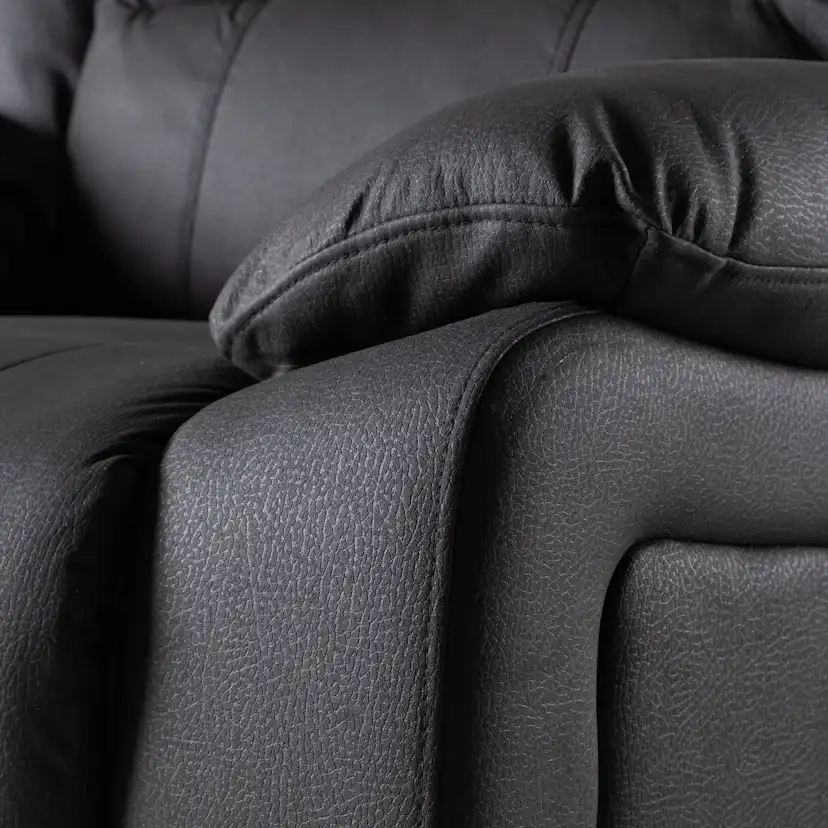 Reclinerfåtölj Venture Home Singapore Svart Fåtölj Polyester