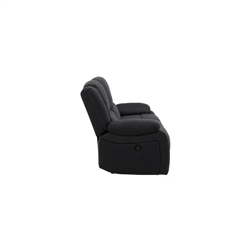 Soffa Venture Home Singapore Svart 3-Sits Reclinersoffa i Polyester