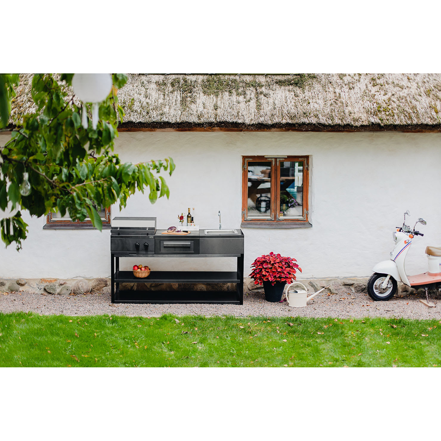 Förvaringsmodul med arbetsbänk Myoutdoorkitchen Nordic Line Stainless 304SS