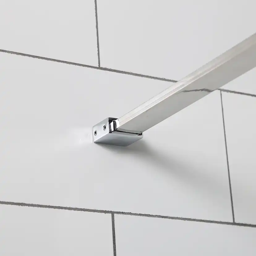 Duschdörr Bathlife Mångsidig Rak Vägg + Rak Dörr Mellan Vägg Delvis Frostat Glas