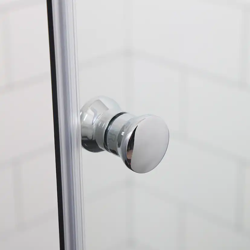 Duschdörr Bathlife Mångsidig Rak Vägg + Rak Dörr Mellan Vägg Delvis Frostat Glas