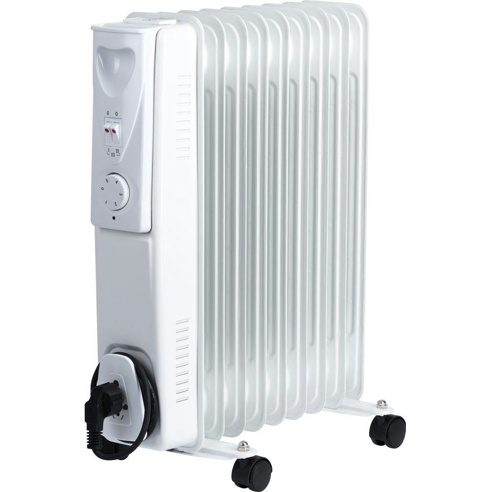 Värmeelement Gelia Fristående Oljefyllt 2000 W med Hjul