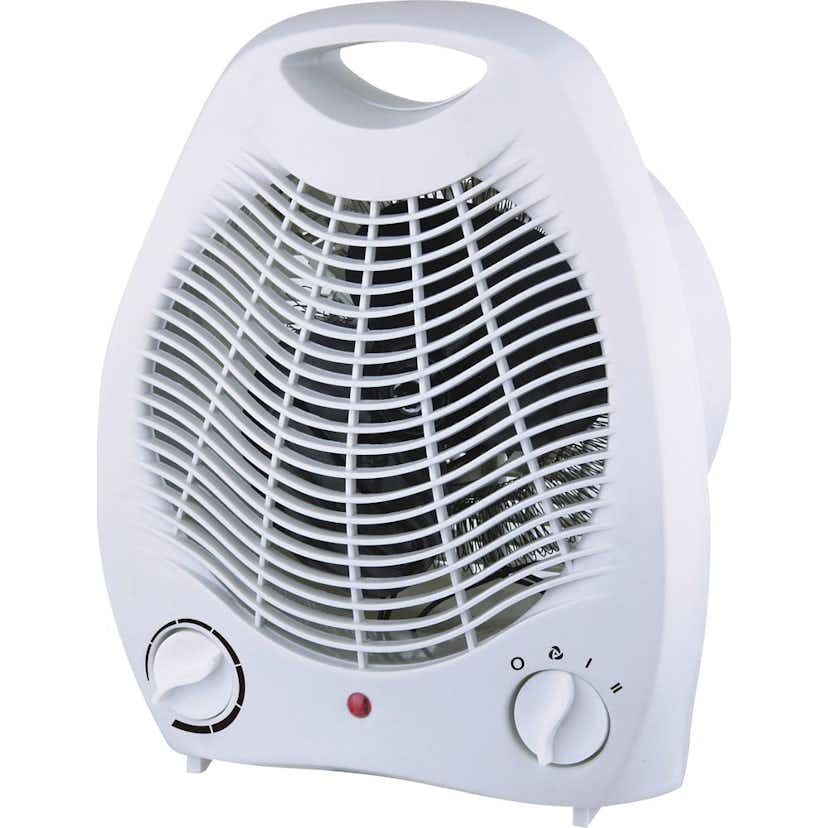 Värmefläkt Gelia Plast 2000 W Vit med bärhandtag
