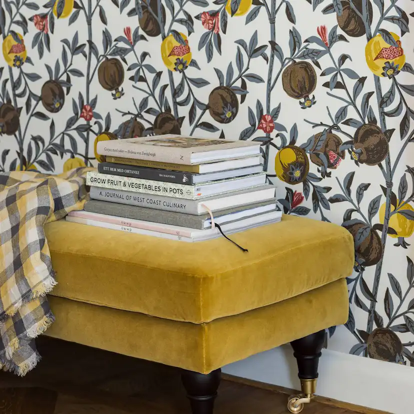 Tapet Boråstapeter Gocken Jobs Granatäpple 1959