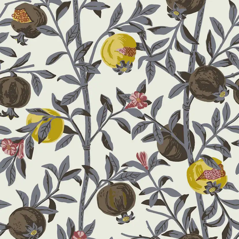 Tapet Boråstapeter Gocken Jobs Granatäpple 1959