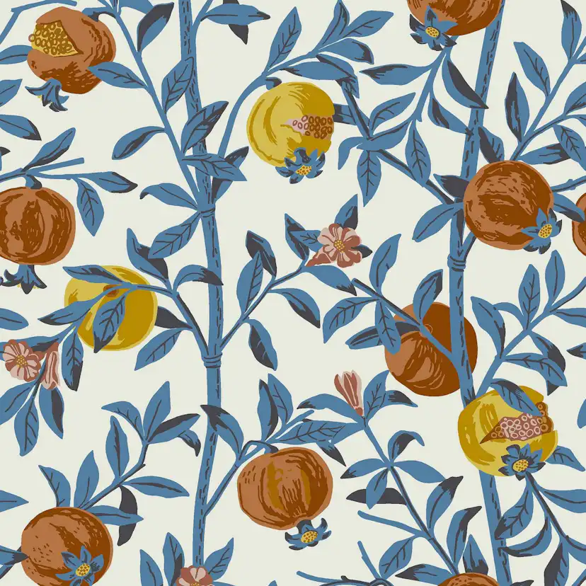 Tapet Boråstapeter Gocken Jobs Granatäpple 1960