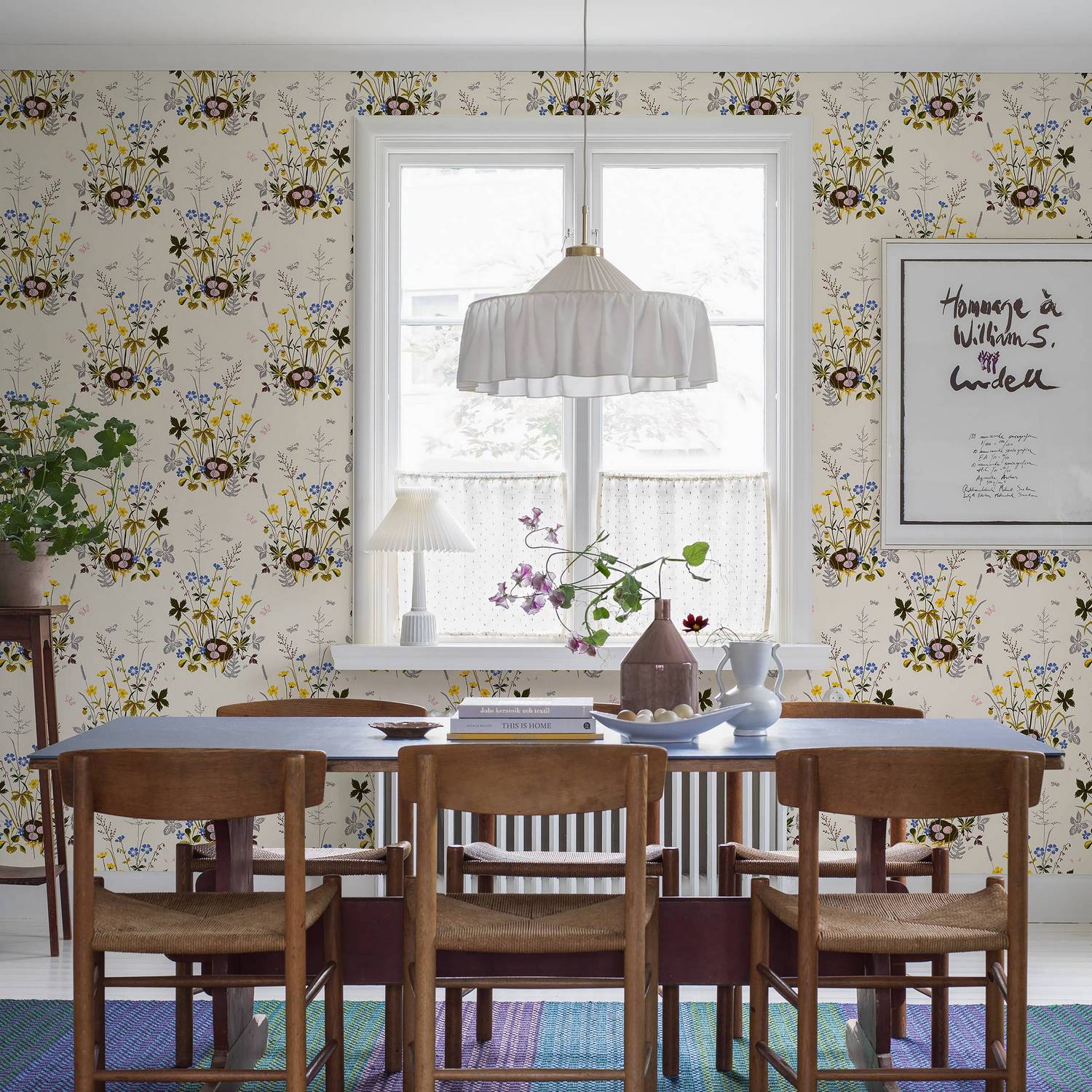 Tapet Boråstapeter Lisbet Jobs Fågelbo 1961