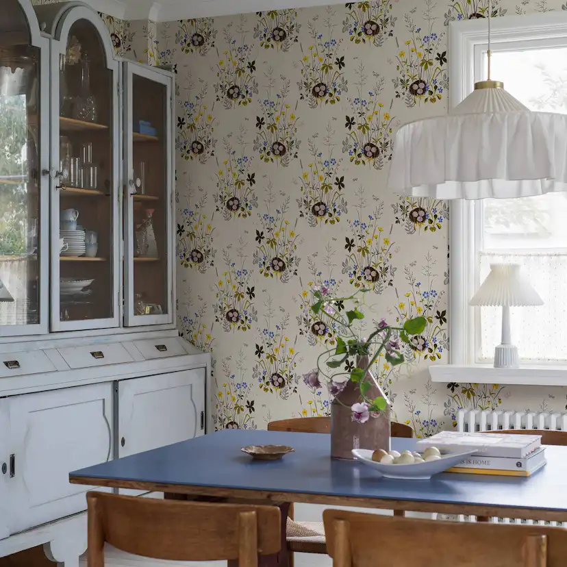 Tapet Boråstapeter Lisbet Jobs Fågelbo 1961