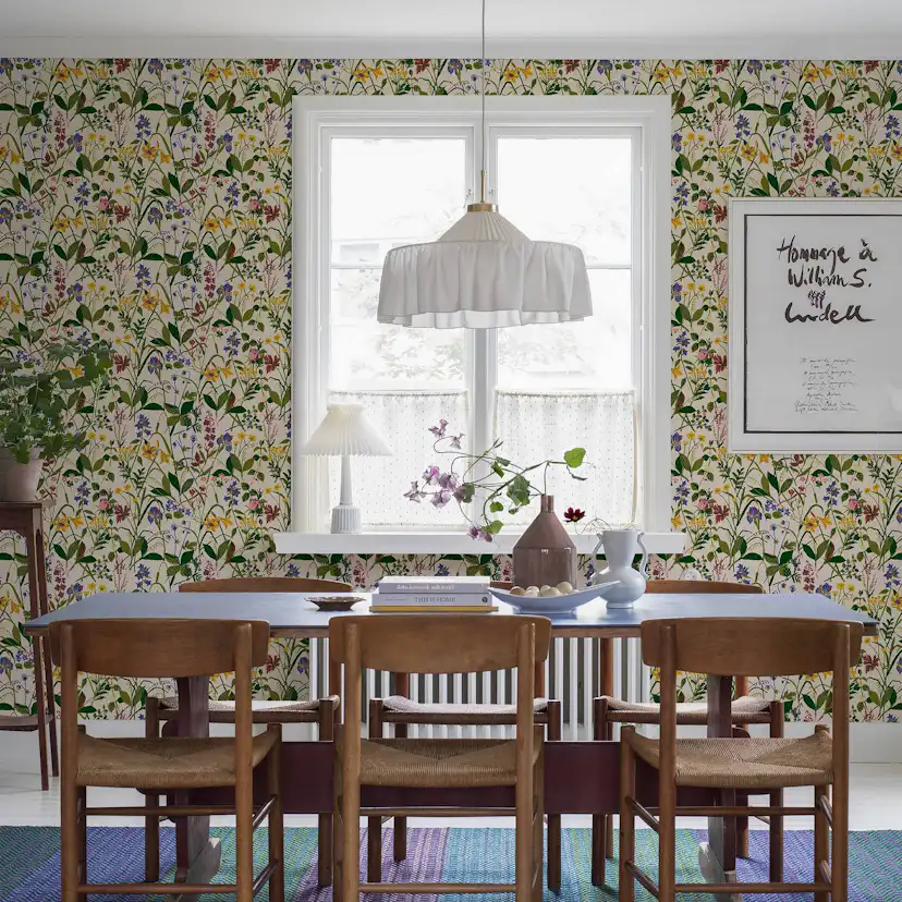 Tapet Boråstapeter Gocken Jobs Ros och Lilja 1962