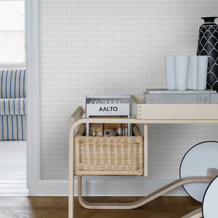 Tapet Boråstapeter Alvar Aalto M.I.T 1966