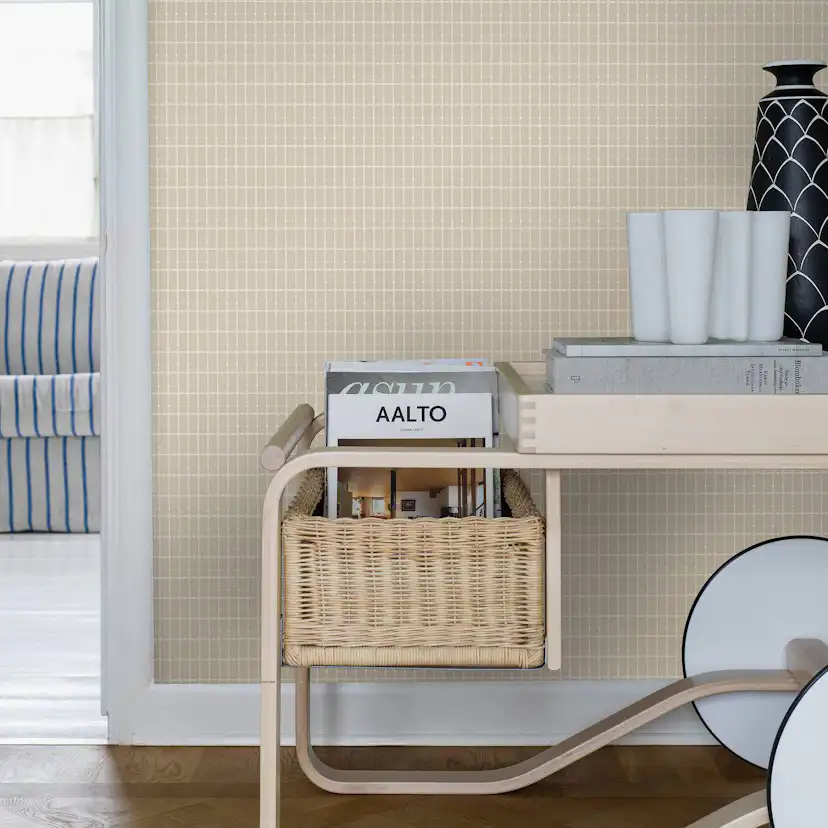 Tapet Boråstapeter Alvar Aalto M.I.T 1967