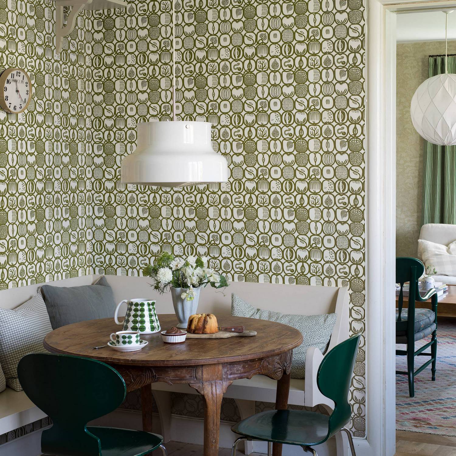 Tapet Boråstapeter Stig Lindberg Fruktlåda 1971