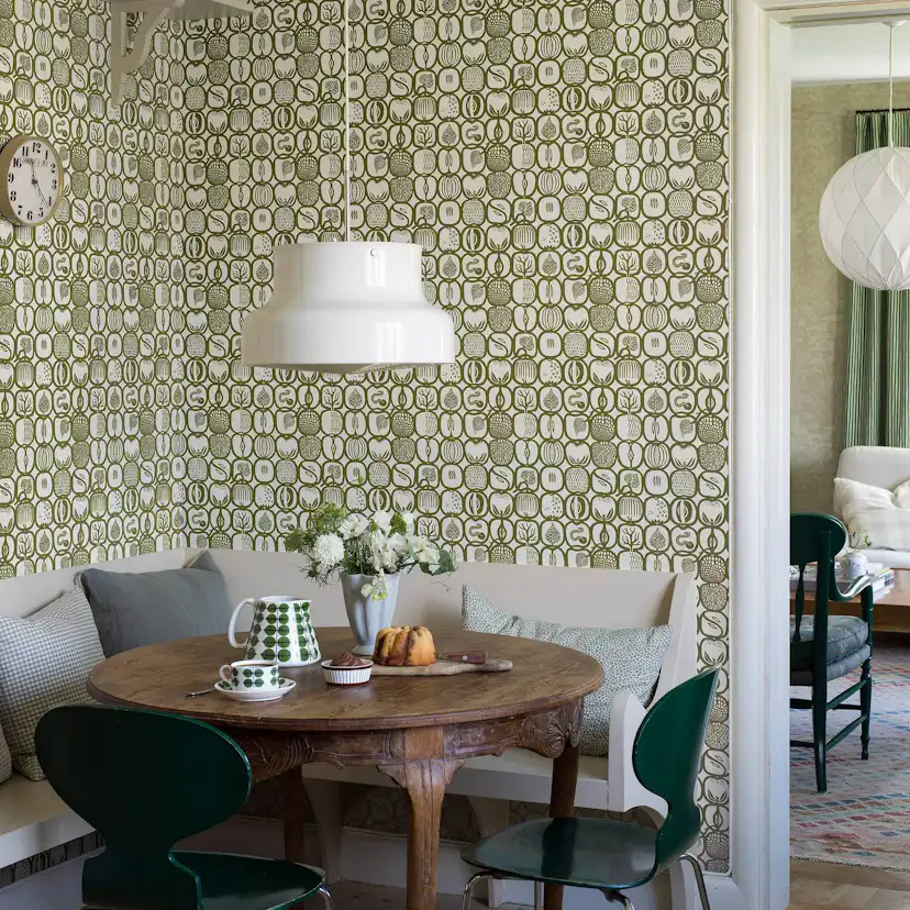 Tapet Boråstapeter Stig Lindberg Fruktlåda 1971