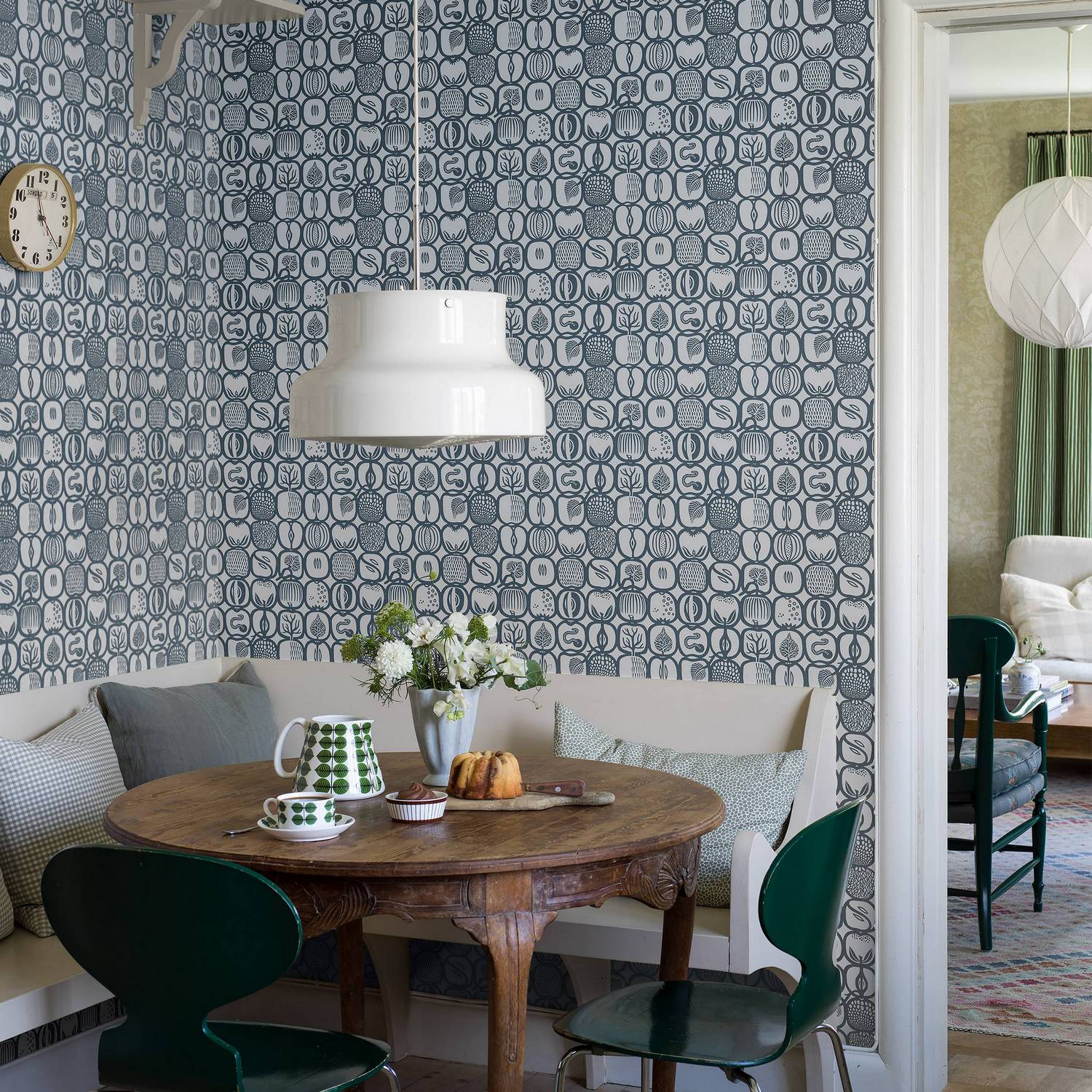 Tapet Boråstapeter Stig Lindberg Fruktlåda 1973