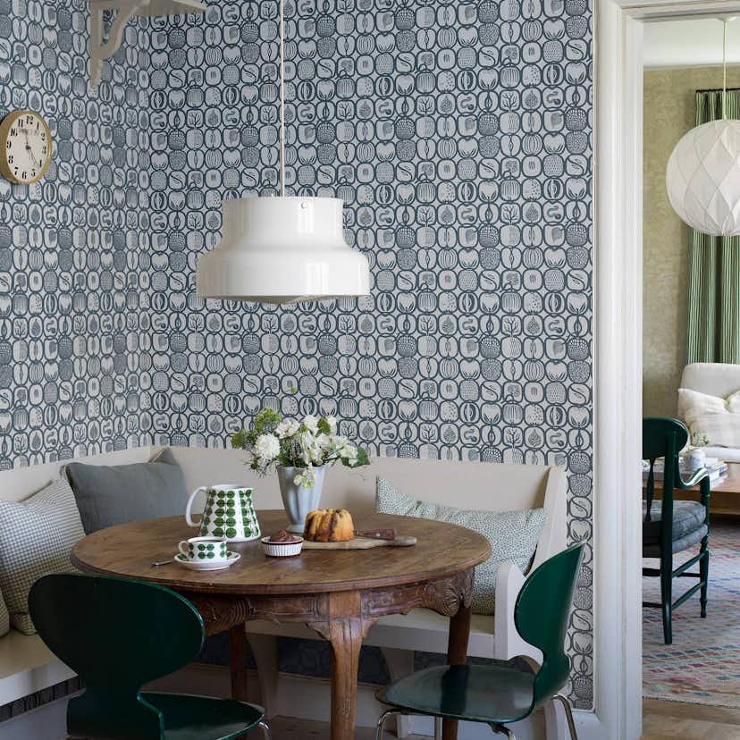 Tapet Boråstapeter Stig Lindberg Fruktlåda 1973