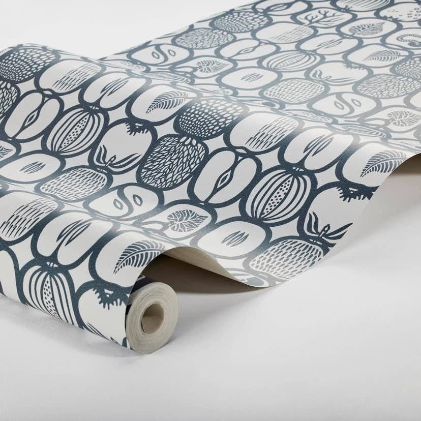 Tapet Boråstapeter Stig Lindberg Fruktlåda 1973