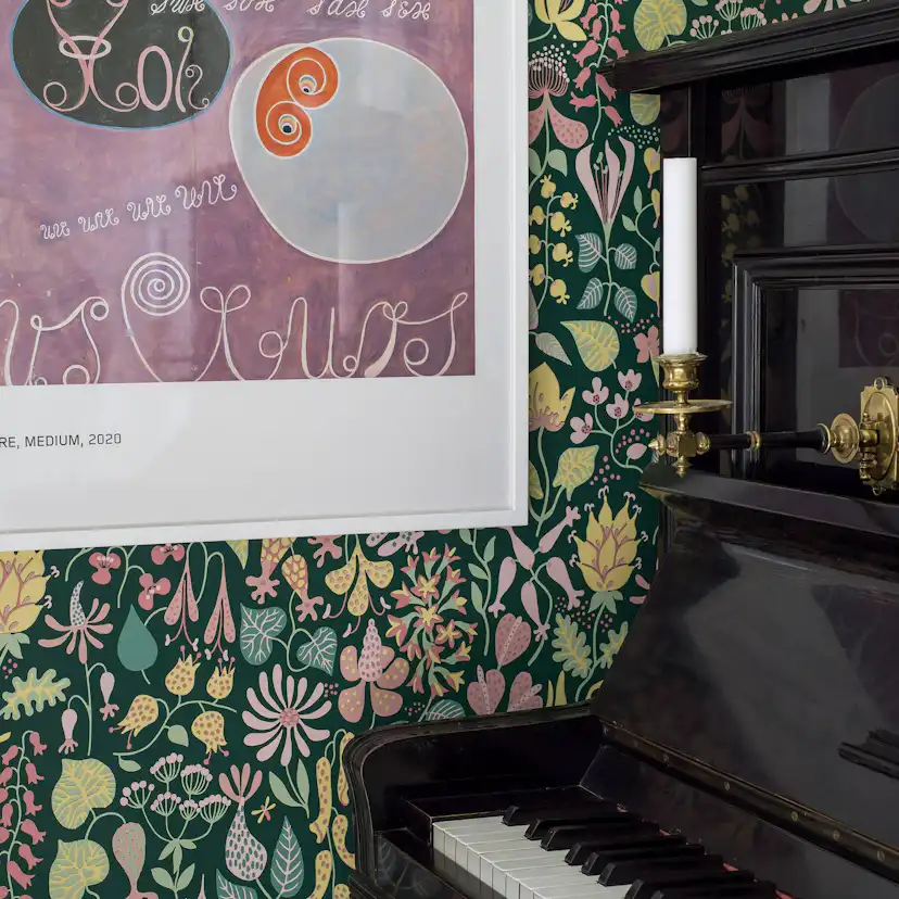 Tapet Boråstapeter Stig Lindberg Herbarium 1976