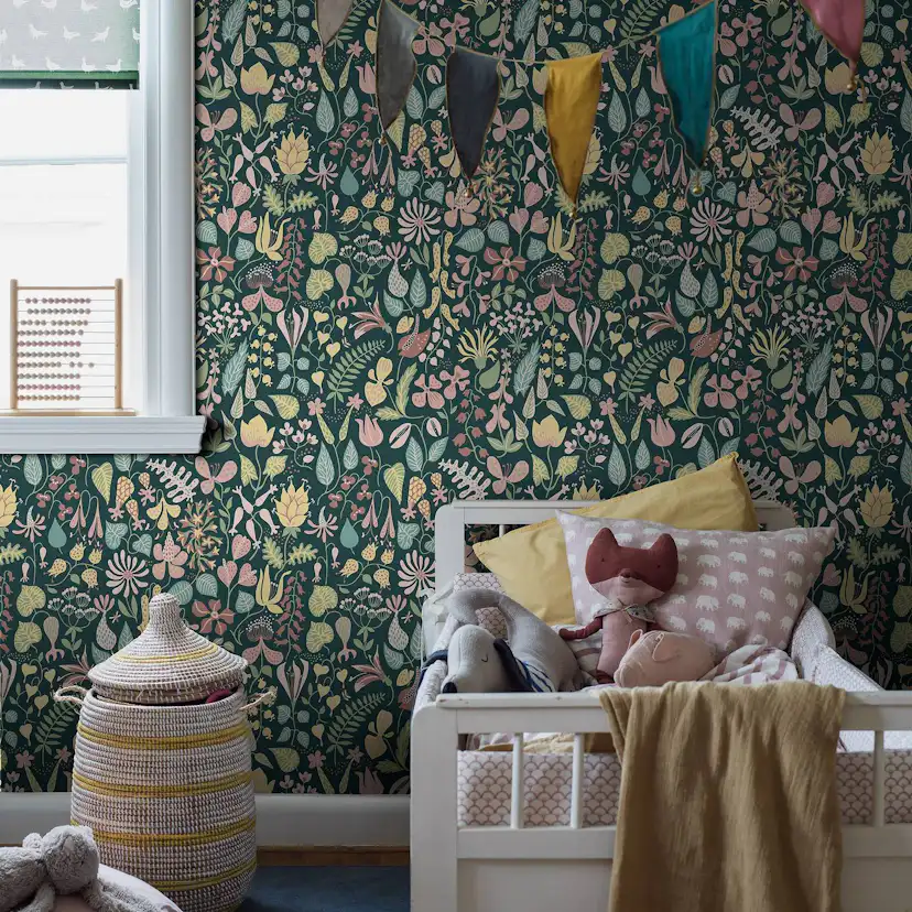 Tapet Boråstapeter Stig Lindberg Herbarium 1976