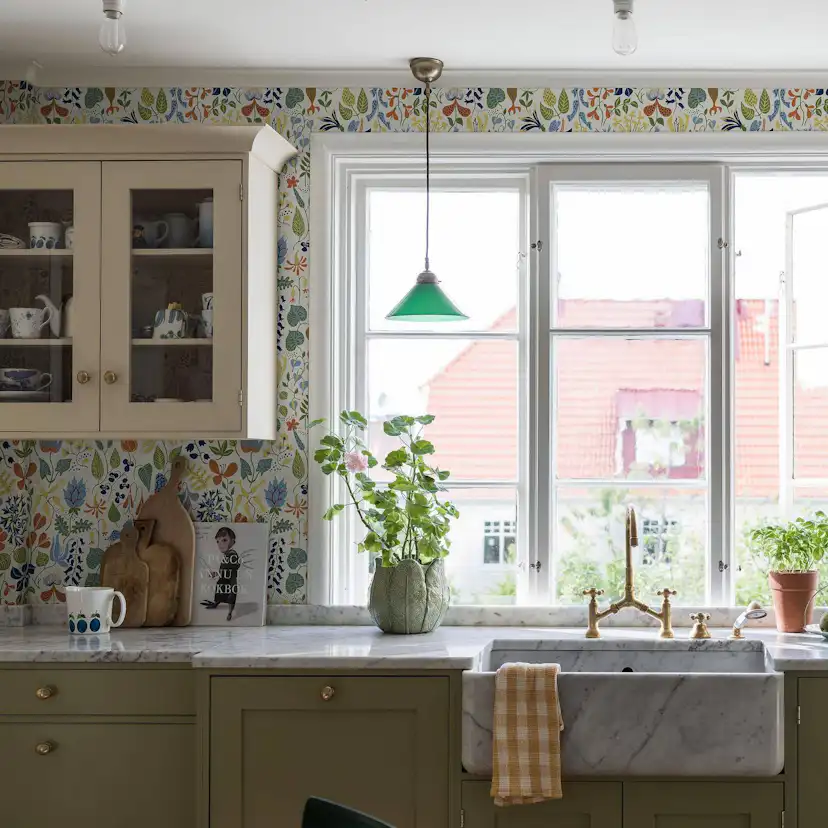 Tapet Boråstapeter Stig Lindberg Herbarium 1978