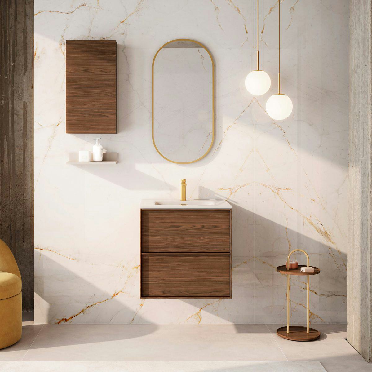 Tvättställsskåp Tenfors Nordlig med Tvättställ