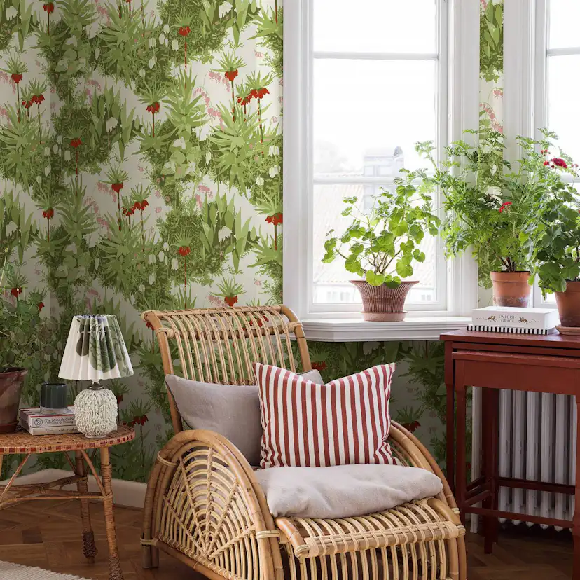 Tapet Boråstapeter Arne Jacobsen Kejsarkrona 1982