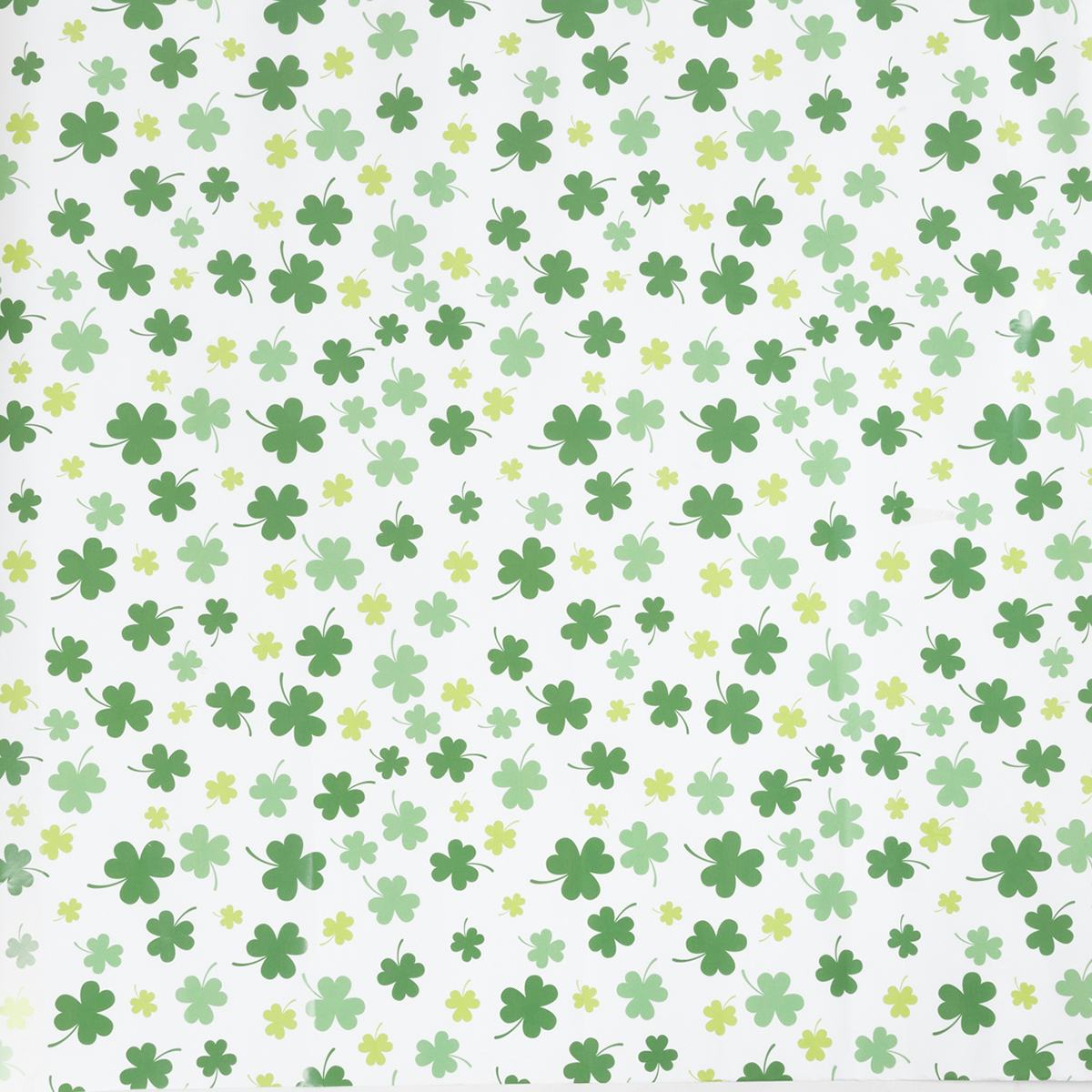 Presentpapper Creativ Company Grön Klöver 100 m