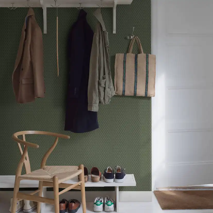 Tapet Boråstapeter Arne Jacobsen Ypsilon 1989