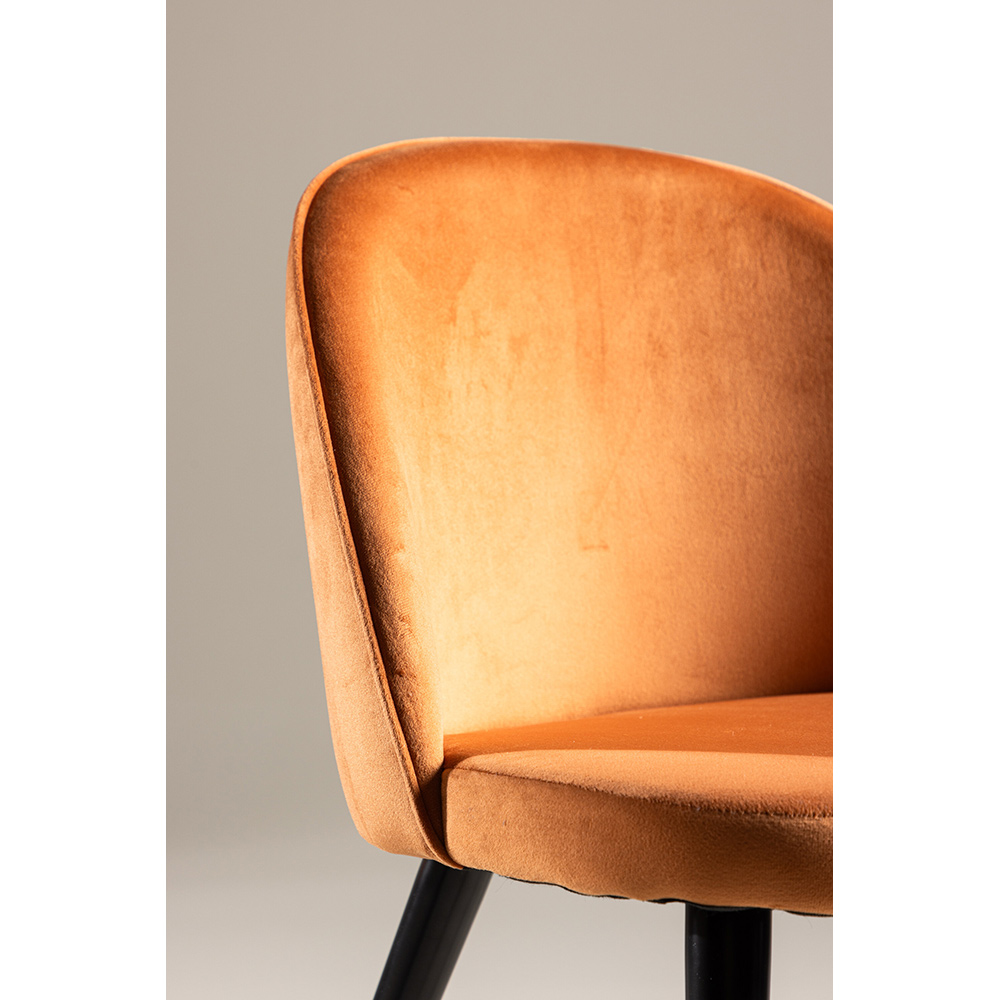 Matstol Venture Home Velvet Svart Ben