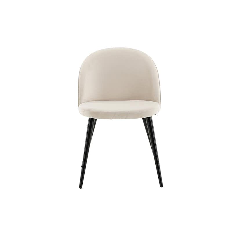 Matstol Venture Home Velvet Svart Ben