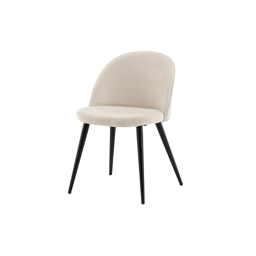 Matstol Venture Home Velvet Svart Ben