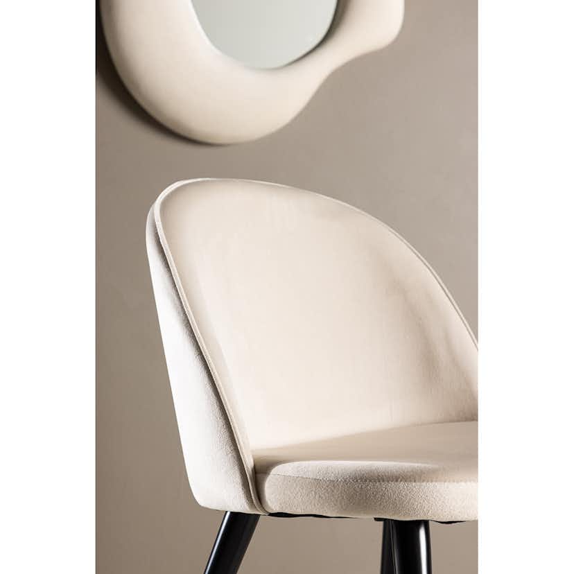 Matstol Venture Home Velvet Svart Ben