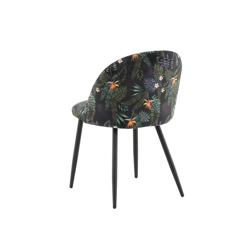 Matstol Venture Home Velvet Blommönstrad