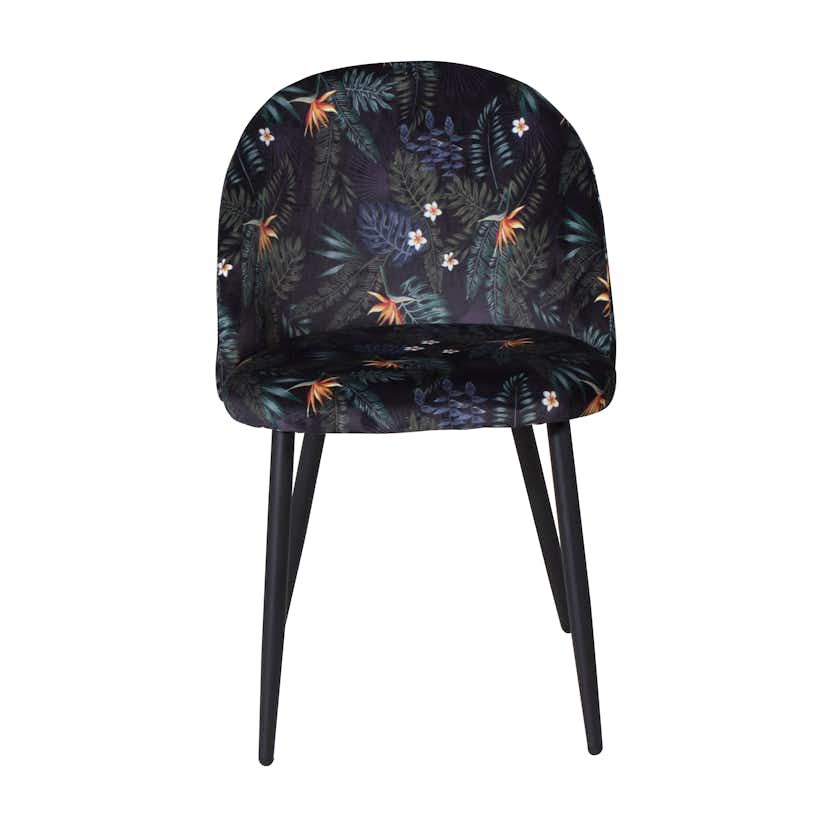 Matstol Venture Home Velvet Blommönstrad