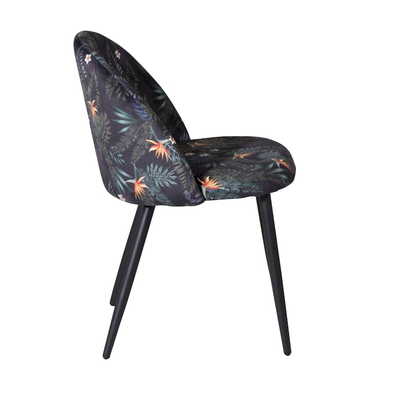 Matstol Venture Home Velvet Blommönstrad