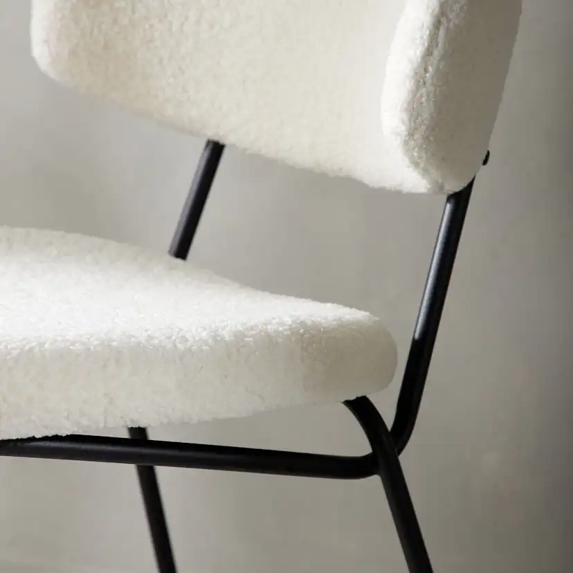 Matstol Venture Home Chico Stol i Boucle 2 st