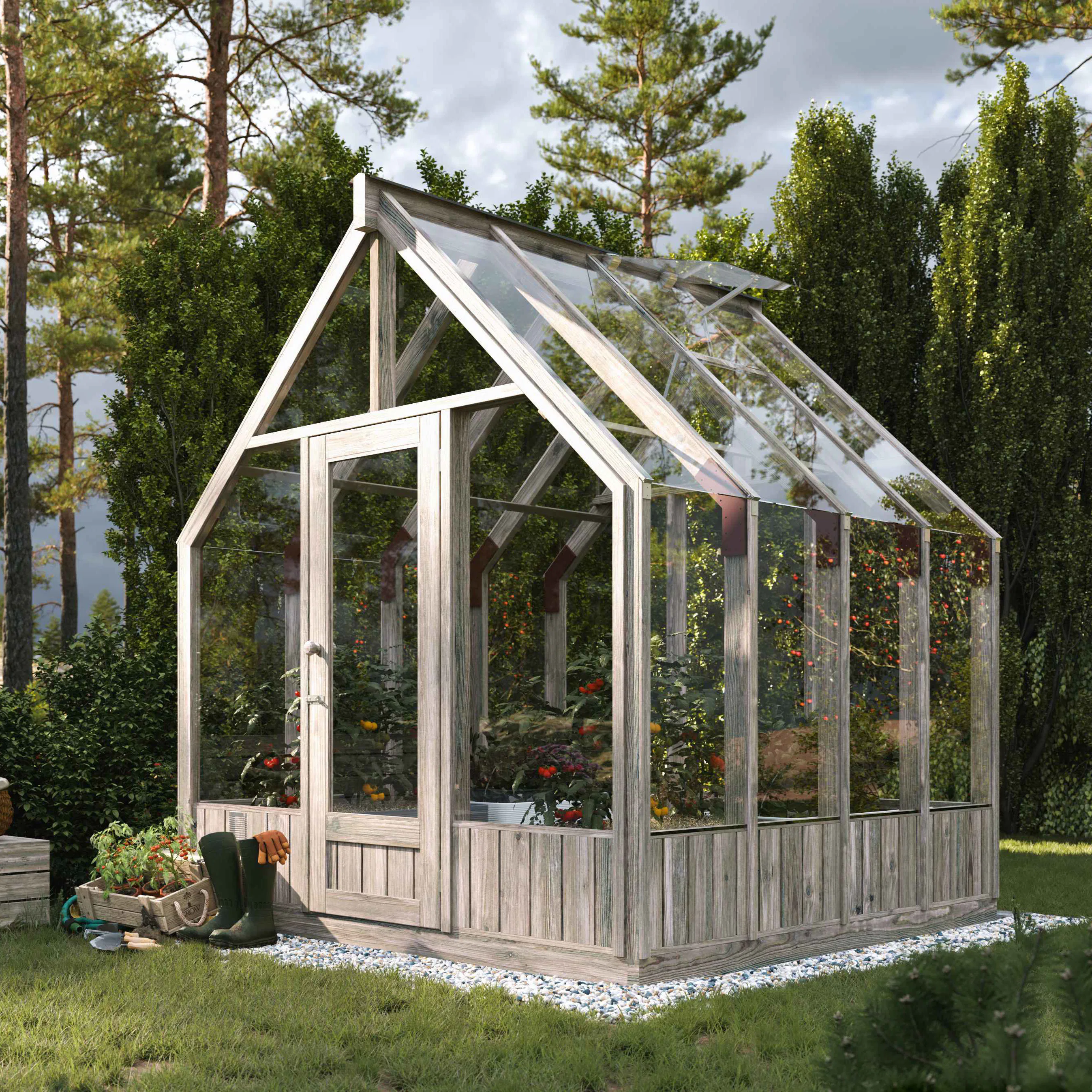 Växthus Palmako Emilia 5,8 kvm